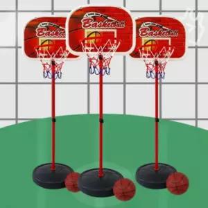 실내 이동식 골대 가정용 골망 미니 농구대 블랙 L