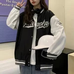 스포티 남녀공용 오버핏 야구점퍼 야구잠바 srb6+5OaD