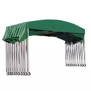 주차천막 슬라이딩 천막 바퀴 간이 이동식 어닝 주차장