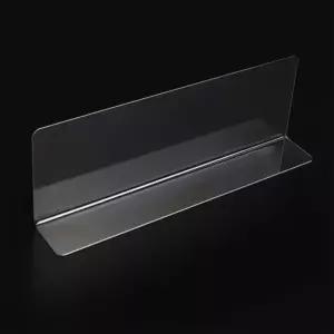 나은상점 L형 투명 칸막이 20x6cm 일반형 책상가림막 선반칸막이 투명아크릴가림막칸막이받침대