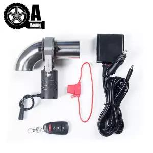 배기음튜닝 머플러  2/2.5/3인치 범용 전기 원격 제어 가변 배기 밸브 자동차 파이프 개조 사운드