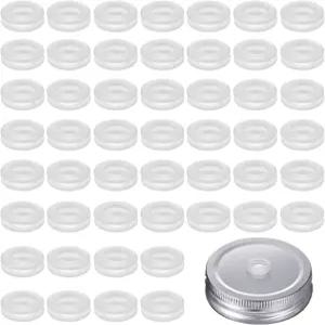 메이슨 캐닝 병 에어락 발효기 뚜껑 고무 실리콘 빨대 구멍 그로밋 맥주 와인 플라스틱 버킷 8mm(50개)