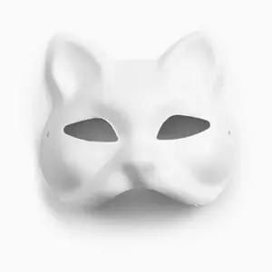 전통 가면 만들기 고양이 동물 채색용 종이 가면 만들기 키트 하회탈 창의력 재료 교육 부네 이매 놀이