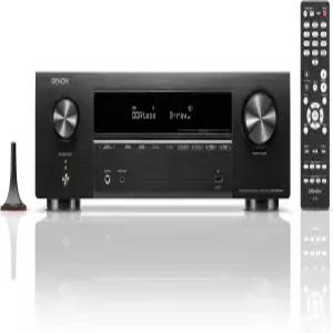 데논 AVR-X1800H 7.2채널 AV 스테레오 수신기 - 80W/채널 내장 HEOS WiFi 및 블루투스를 통한 무선