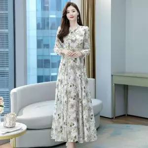 여성용 원피스 비치 긴팔 예쁜 봄가을 쉬폰 SPO마켓3