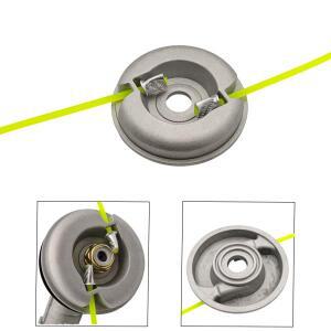 2라인 알루미늄 브러시 커터 헤드 스레드가포함 1PC 유니버셜 트리머 잔디 슬라이스 기계용 나일론 커팅