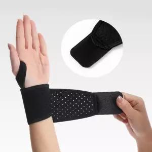 남녀공용 에어홀 통풍 핑거홀 손목보호대 손목밴드 hui9+3UDw