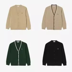 [국내백화점] 라코스테 (남성)베이직 V넥 경량 가디건(H66E-55N)5컬러 중 택 1