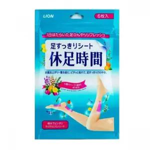 BTM 라이온 파스 휴족시간 발 다리 쿨링 시트 12매 패드