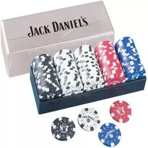 잭 다니엘스 클레이 포커 칩 세트 100피스