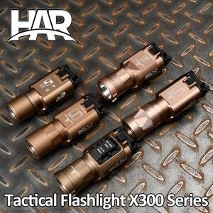 전술 Surefir SF X300U Ultra XH35 금속 권총 스카우트 라이트 Airsoft 무기 총 스트로브 손전등 Lanterna