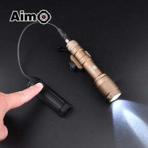 600 루멘 금속 손전등 or SF 듀얼 기능 스위치 20mm 피카티니 레일 전술 M300 Wadsn 에어소프트 헌팅 건 라