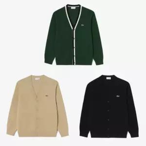 [국내백화점] 라코스테 남성가디건 베이직 V넥 (H66E-55N) 3컬러 중 택 1