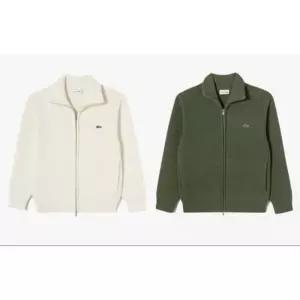 [국내백화점] 라코스테 (남성) 립조직 가디건 풀집업 (2컬러 중 택1)