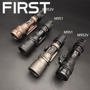 전술 금속 M951 M952V 스트로브 LED 슈어파이어 플래시라이트 M93 QD 마운트 무기 라이트 20mm 피카티니 레