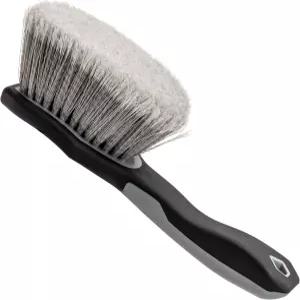 바이킹 세차 브러시 휠 및 펜더 자동차 디테일을 위한 짧은 핸들 타이어 클리너 10.3인치 회색 /블랙