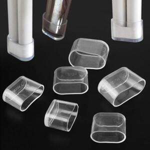 타원형 의자 발 커버 책상 패드 테이블 다리 보호 가구 4개