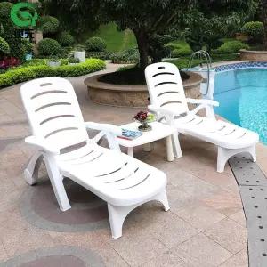 야외 썬베드 태닝 카페 긴의자 해변 풀빌라 데크 리조트 일광욕 고급