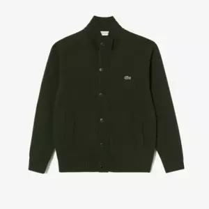[국내백화점] 라코스테 (남성) 가디건 버튼형 방풍 하이넥 다크카키