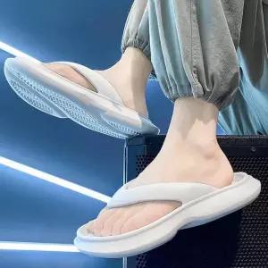 방수소재 웨지 통굽쪼리 편한착화감 남녀공용 슬리퍼 여성슬리퍼 플립플랍 여름슬리퍼