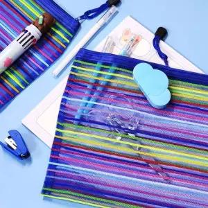 화장품파우치 파우치 B5 여행용 메쉬 사각파우치 수영장파우치 샤워가방 메쉬가방