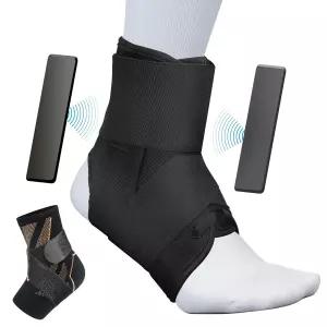 삔 발목을 위한 CYCLXY 발목 보호대 측면 안정 장치가 있는 레이스 업 어조타베 남녀용 발 지지 부목 좌우
