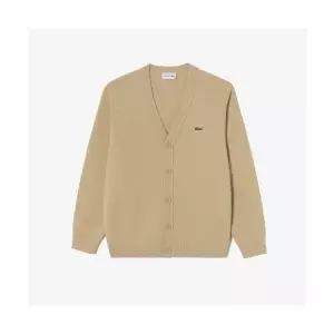 LACOSTE 남성 브이넥 방모 가디건 AH660E-55N 02S