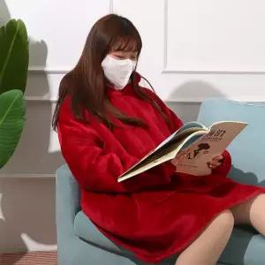 집순이 입는 후드 망토 담요 이불 겨울 블랭킷 블랑켓담요 (당일출고)