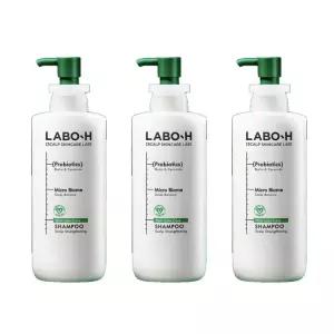 라보에이치샴푸 탈모 라보에이샴푸 샴프 쿨링 라바에이치 지성 400ml 3개 MJ