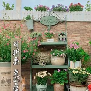 빈티지 철제 선반 조경 그린 넝쿨 진열 테 마당 발코니 펜션