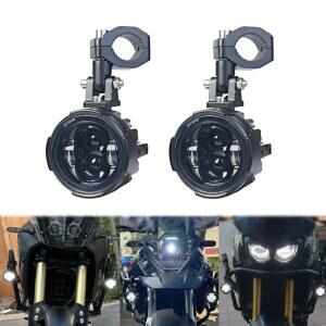 BMW R1200GS F800GS ADV Yamaha MT07 MT09 CRF1000L 트윈 가와사키 안개등 모토 램프 용 오토바이 LED 보조
