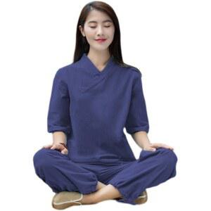 명상복 수련복 상하 세트