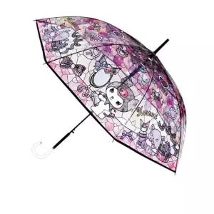 산리오 쿠로미 스태인드글라스 비닐 장우산 60cm 투명장우산 생일선물 특이한우산