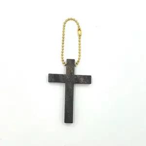 나무십자가 목걸이 차량 장식 십자가팬던트 크리스천 새신자선물 전도선물 단기선교
