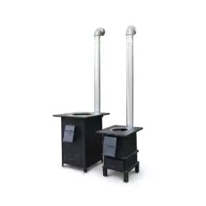 펠릿보일러 장작 화목 농촌 농막 상품 스토브 난로 연회색 가정용 주택 목재 연탄 온수