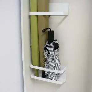 자석 우산 거치대 문걸이 벽걸이 다용도 현관 우산 꽂이 보관함 수납장 현관문 정리대 선반