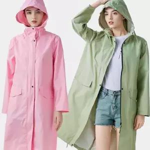 여성 우비 방수 장마철 비옷 여성 레인코트 성인 활동용 여름 방풍 가을 생활 활동 야외 후드 골프