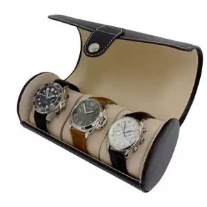 시계 케이스 휴대용 명품 트래블 시계 보관함 3구 가죽