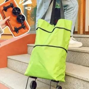 접이식 장바구니 바퀴 달린 가방 이동식 시장 카트 마트 캐리어