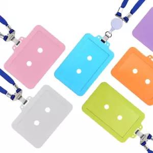 나조라 국산 실리콘 사원증 명찰 출입증 목걸이 신분증 케이스 프리미엄