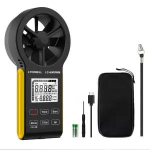 풍속 대기압 체감온도 온도 습도 고도 이슬점 디지털 공기 흐름 풍향계 HVAC 실외 기상계를 위한 7-in-1