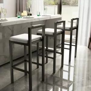 철제 홈바의자 인포 카운터 식탁의자 접이식