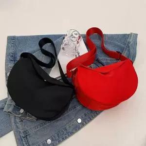 여성 반달 숄더 무지 외출 크로스백 가방 쇼퍼백 빅사이즈가방 출근가방