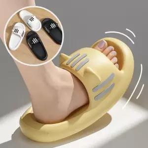 고양이 실내화 소음방지 푹신한 거실 슬리퍼 푹신푹신한슬리퍼 거실용슬리퍼