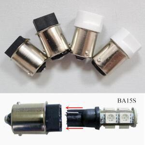 2PCS T10 W5W 168 194 ~ 1156 BA15S P21W BAY15D LED 조명 램프 전구 기본 변환기 어댑터 소켓