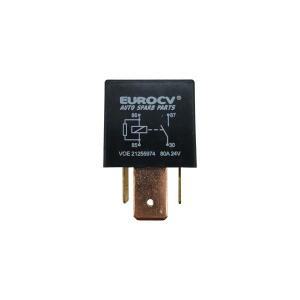 볼보 트럭 VOE용 스페어 부품 20390648 21255974 릴레이 4 핀 24V 80A 25개(한 상자에 있음)