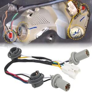 A36T-후면 테일 라이트 램프 소켓 배선 하네스 2011-2014 현대 호환 소나타 세단 4 문 2.0L 92450-3Q000 부