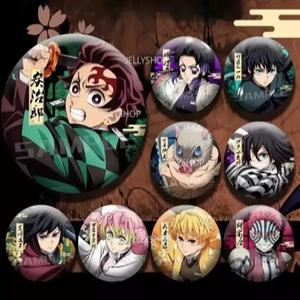 귀멸의 칼날 무한성 캔뱃지 글리터 컬렉션 귀칼굿즈 가방 장식 무이치로 젠이츠