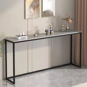 복도콘솔 폭좁은테이블 현관 콘솔 미니 철제 장식장