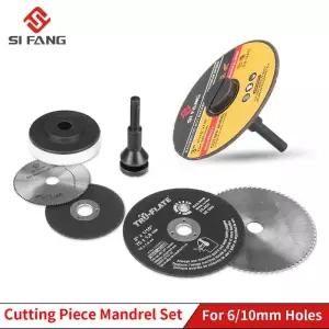 3인치그라인더날 3인치 다이아몬드 커팅 원형 톱 세트 드릴 있는 10mm 구멍 디스크 목재 금속 스톤